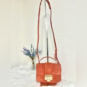JIMMY CHOO Rebel Crossbody Bag in Suede Leather